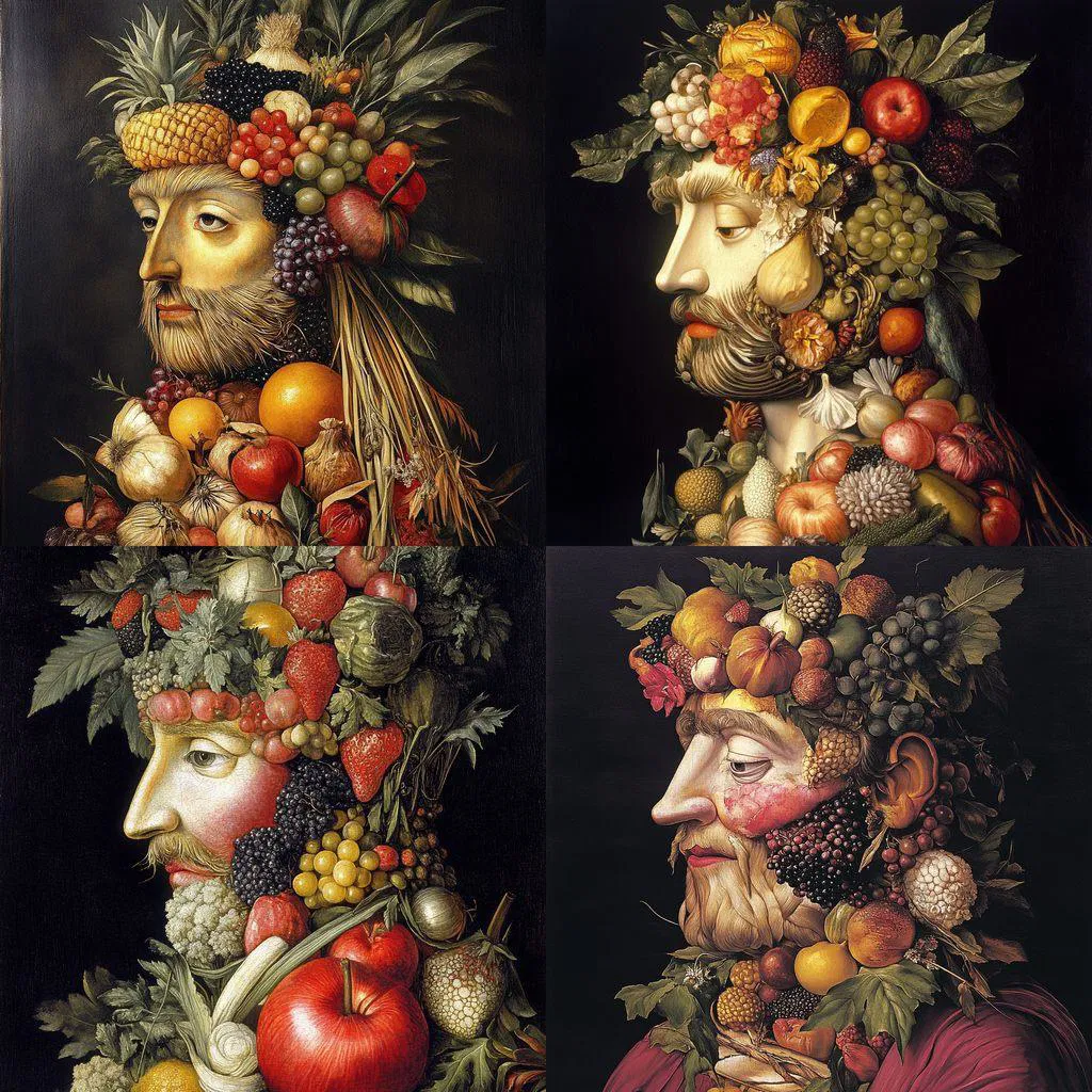 Giuseppe Arcimboldo - AI Art Style - ImgMCP