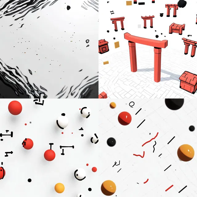Vivid Minimal Fixture - AI Art Style - ImgMCP