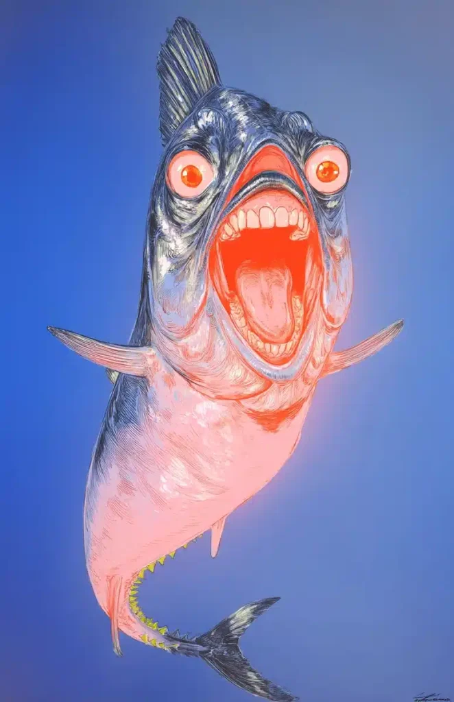 Tuna in Chaotic Style - AI Art Style - ImgMCP