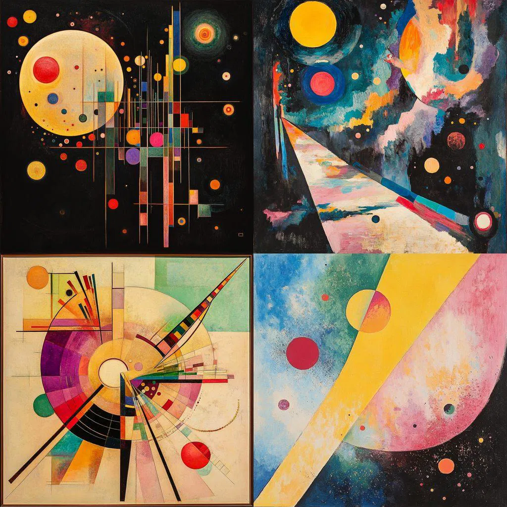 Wassily Kandinsky - AI Art Style - ImgMCP