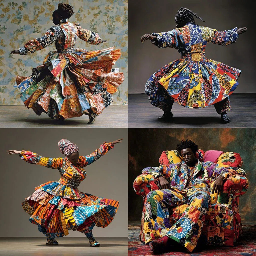 Yinka Shonibare AI Art Style ImgMCP